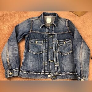 Visvim Type 2 Washed Denim Jacket Size 3 (Medium)